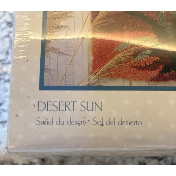 WONDERART CARON LATCH HOOK KIT #4450 DESERT SUN NEW SEALED IN BOX 27" X 40" - Picture 8 of 10